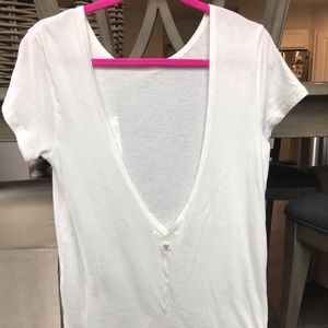 Billabong Open Back White T-shirt